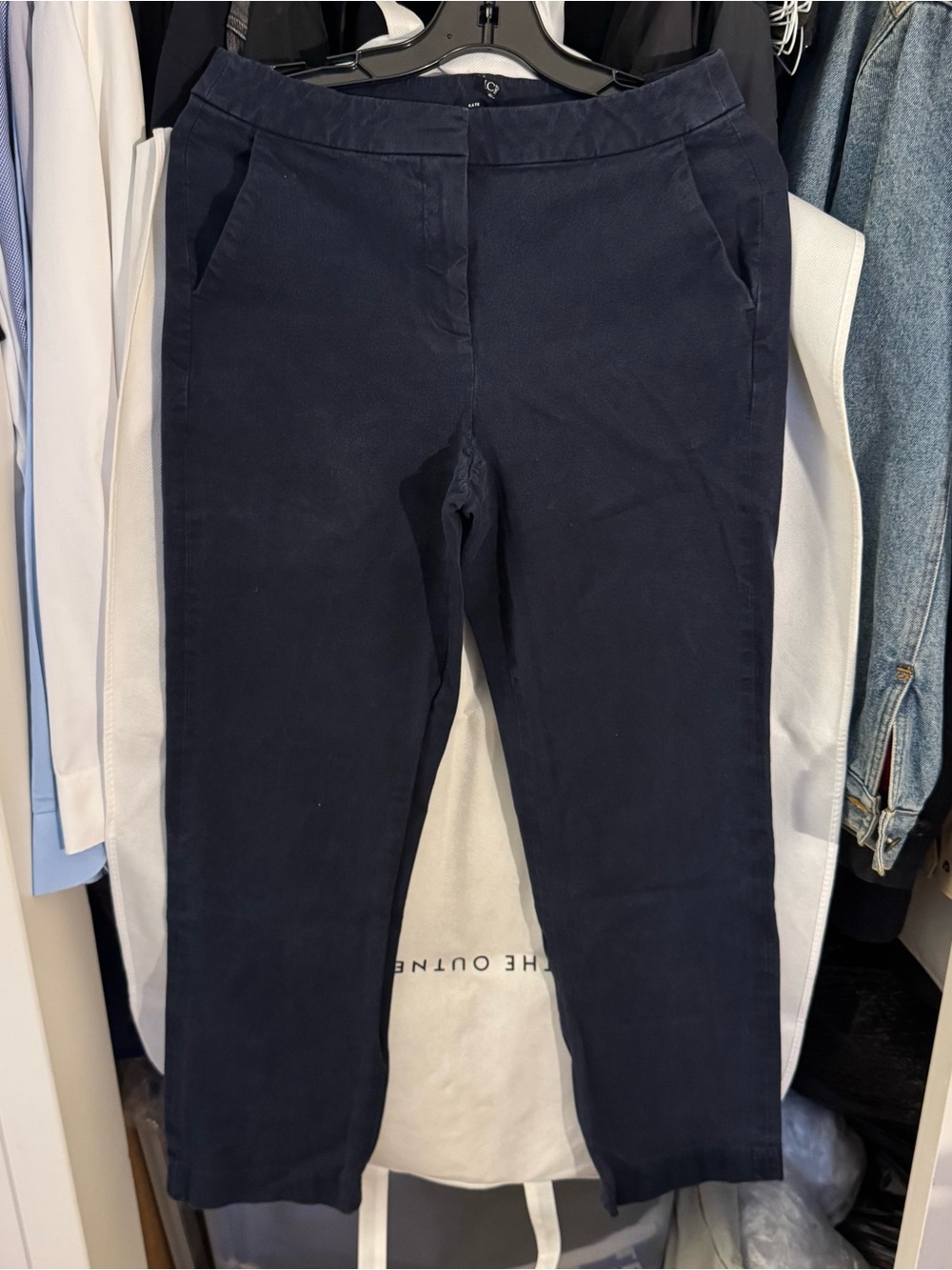 J. Crew Navy Kate Fit Trousers